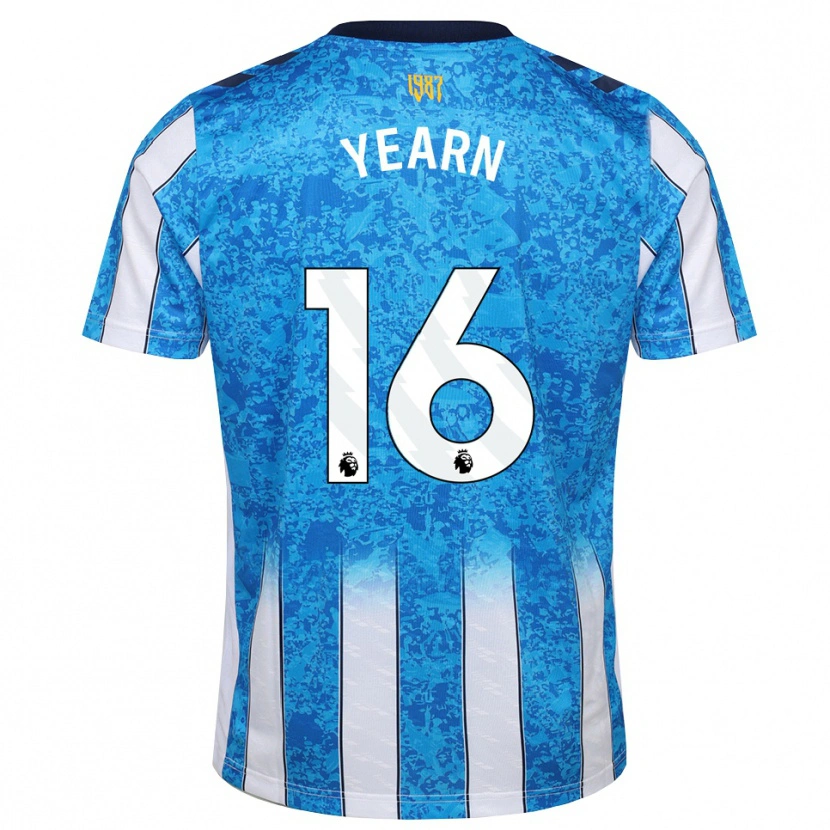 Danxen Hombre Camiseta Kai Yearn #16 Blanco Azul Naranja 1ª Equipación 2026/27 La Camisa