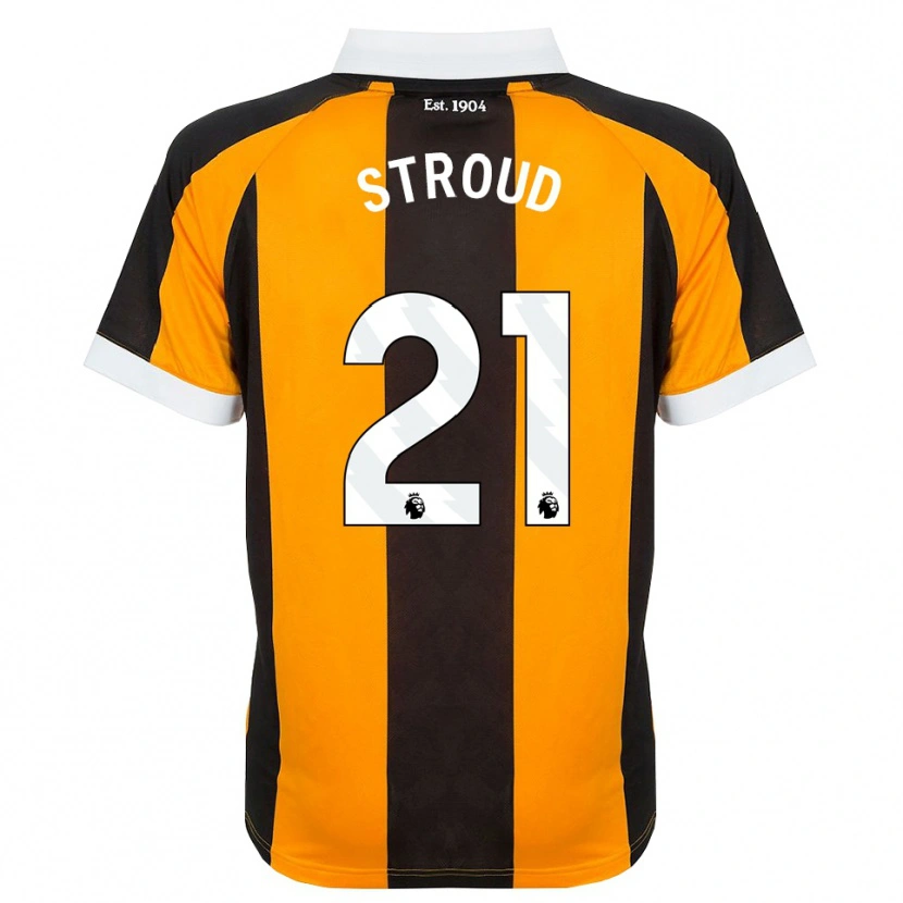 Danxen Hombre Camiseta Elliot Stroud #21 Naranja Negro Blanco 1ª Equipación 2026/27 La Camisa