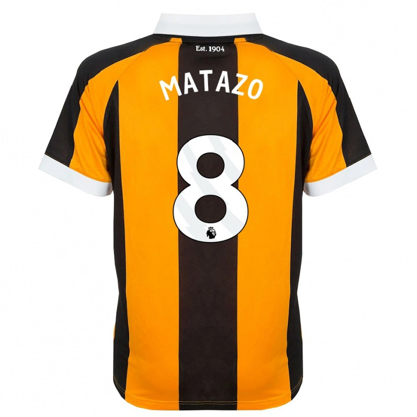Danxen Hombre Camiseta Eliot Matazo #8 Naranja Negro Blanco 1ª Equipación 2026/27 La Camisa