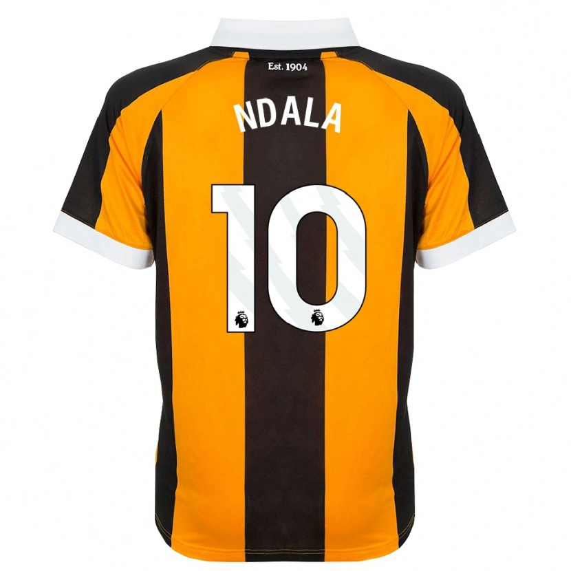 Danxen Hombre Camiseta Joel Ndala #10 Naranja Negro Blanco 1ª Equipación 2026/27 La Camisa
