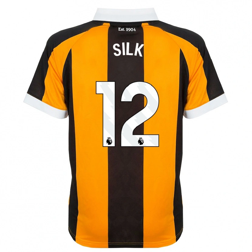 Danxen Hombre Camiseta Reuben Silk #12 Naranja Negro Blanco 1ª Equipación 2026/27 La Camisa