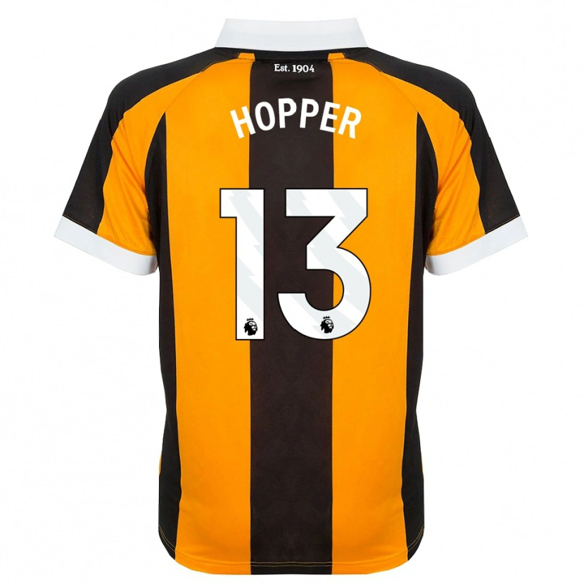 Danxen Hombre Camiseta Jake Hopper #13 Naranja Negro Blanco 1ª Equipación 2026/27 La Camisa