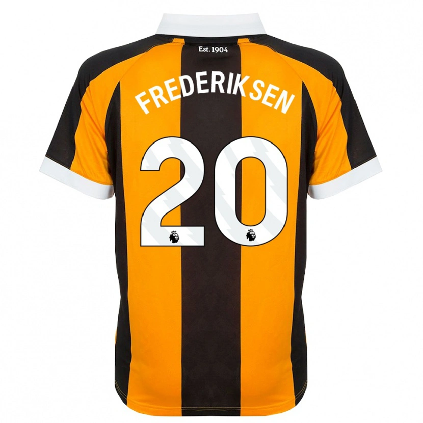 Danxen Hombre Camiseta Abbey Frederiksen #20 Naranja Negro Blanco 1ª Equipación 2026/27 La Camisa