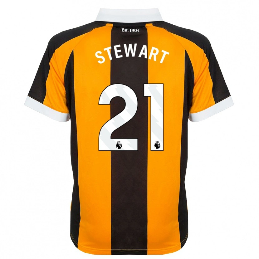 Danxen Hombre Camiseta Alice Stewart #21 Naranja Negro Blanco 1ª Equipación 2026/27 La Camisa