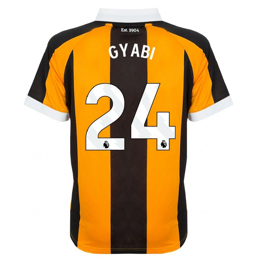 Danxen Hombre Camiseta Darko Gyabi #24 Naranja Negro Blanco 1ª Equipación 2026/27 La Camisa