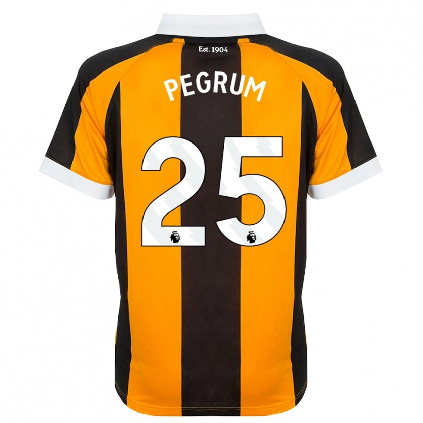 Danxen Hombre Camiseta Florence Pegrum #25 Naranja Negro Blanco 1ª Equipación 2026/27 La Camisa