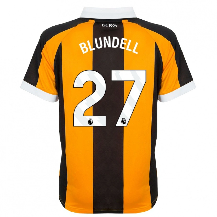 Danxen Hombre Camiseta Maddie Blundell #27 Naranja Negro Blanco 1ª Equipación 2026/27 La Camisa