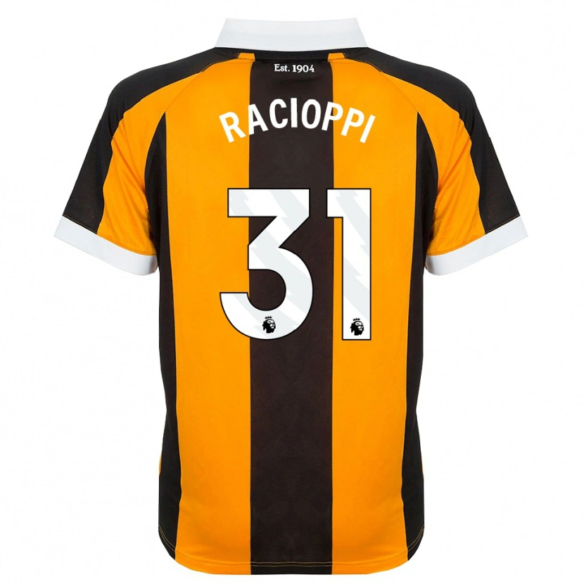 Danxen Hombre Camiseta Anthony Racioppi #31 Naranja Negro Blanco 1ª Equipación 2026/27 La Camisa