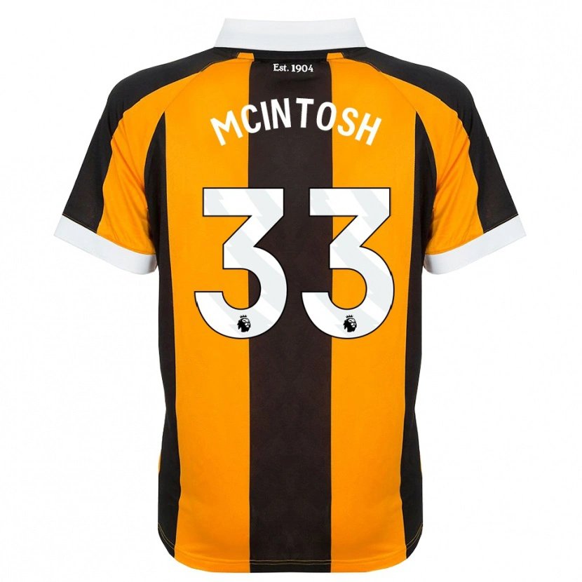 Danxen Hombre Camiseta Lucy Mcintosh #33 Naranja Negro Blanco 1ª Equipación 2026/27 La Camisa