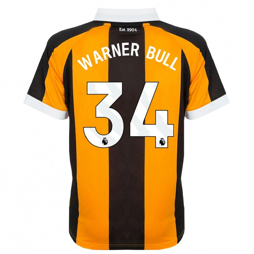 Danxen Hombre Camiseta Lucy Warner-Bull #34 Naranja Negro Blanco 1ª Equipación 2026/27 La Camisa