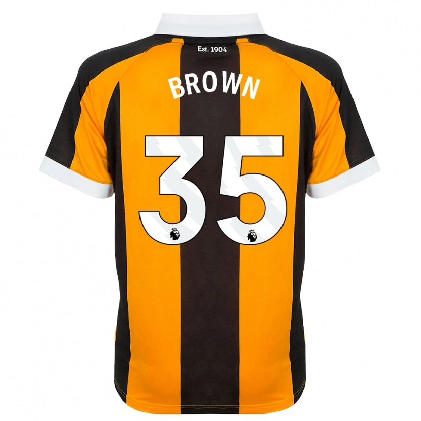 Danxen Hombre Camiseta Pharrell Brown #35 Naranja Negro Blanco 1ª Equipación 2026/27 La Camisa