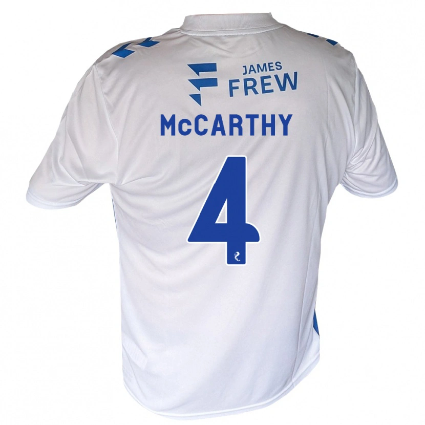 Danxen Hombre Camiseta Cathal Mccarthy #4 Azul Real Blanco 1ª Equipación 2026/27 La Camisa