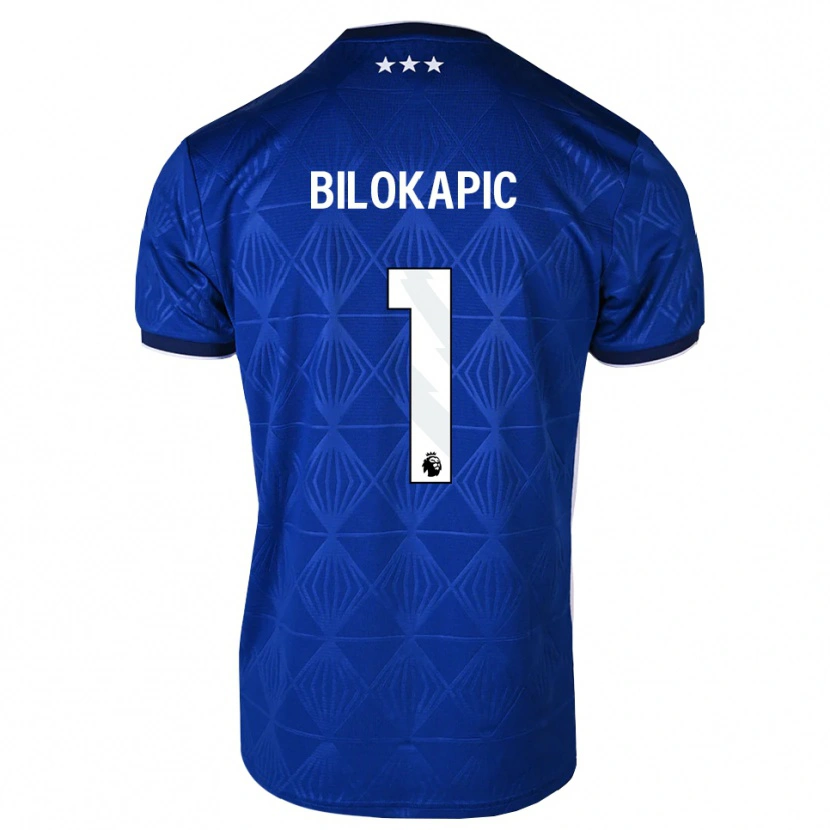 Danxen Hombre Camiseta Nicholas Bilokapic #1 Azul Medio Blanco Rojo 1ª Equipación 2026/27 La Camisa