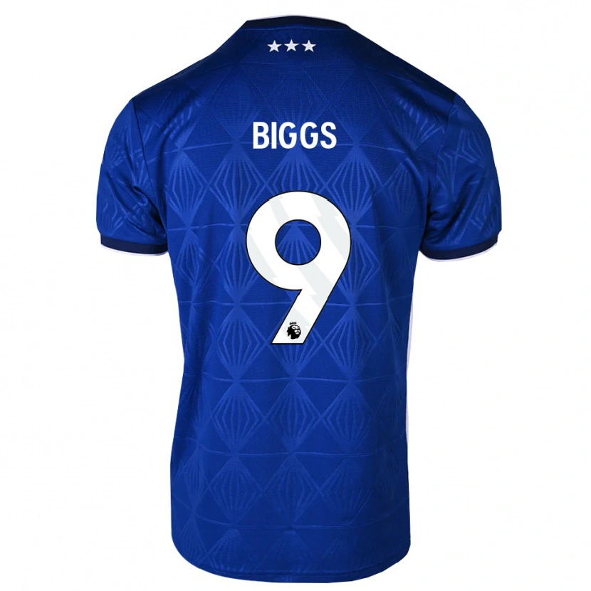 Danxen Hombre Camiseta Maddie Biggs #9 Azul Medio Blanco Rojo 1ª Equipación 2026/27 La Camisa