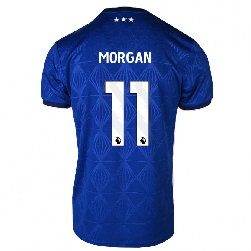 Danxen Hombre Camiseta Rio Oudnie-Morgan #11 Azul Medio Blanco Rojo 1ª Equipación 2026/27 La Camisa