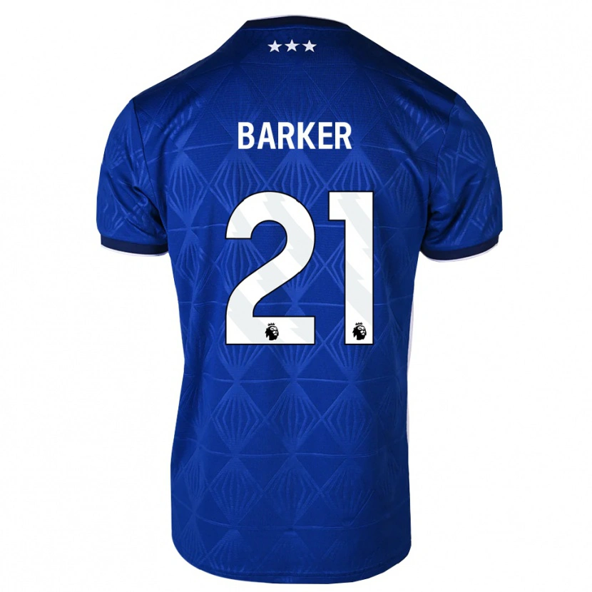 Danxen Hombre Camiseta Maisy Barker #21 Azul Medio Blanco Rojo 1ª Equipación 2026/27 La Camisa