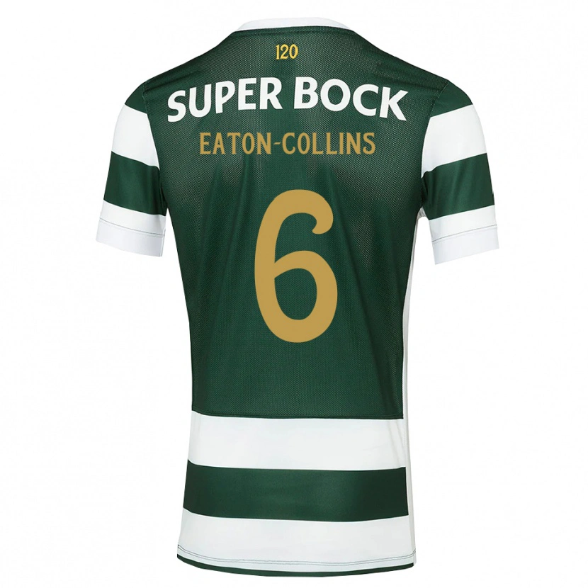 Danxen Hombre Camiseta Georgia Eaton-Collins #6 Grisardodarkslategray Blanco 1ª Equipación 2026/27 La Camisa
