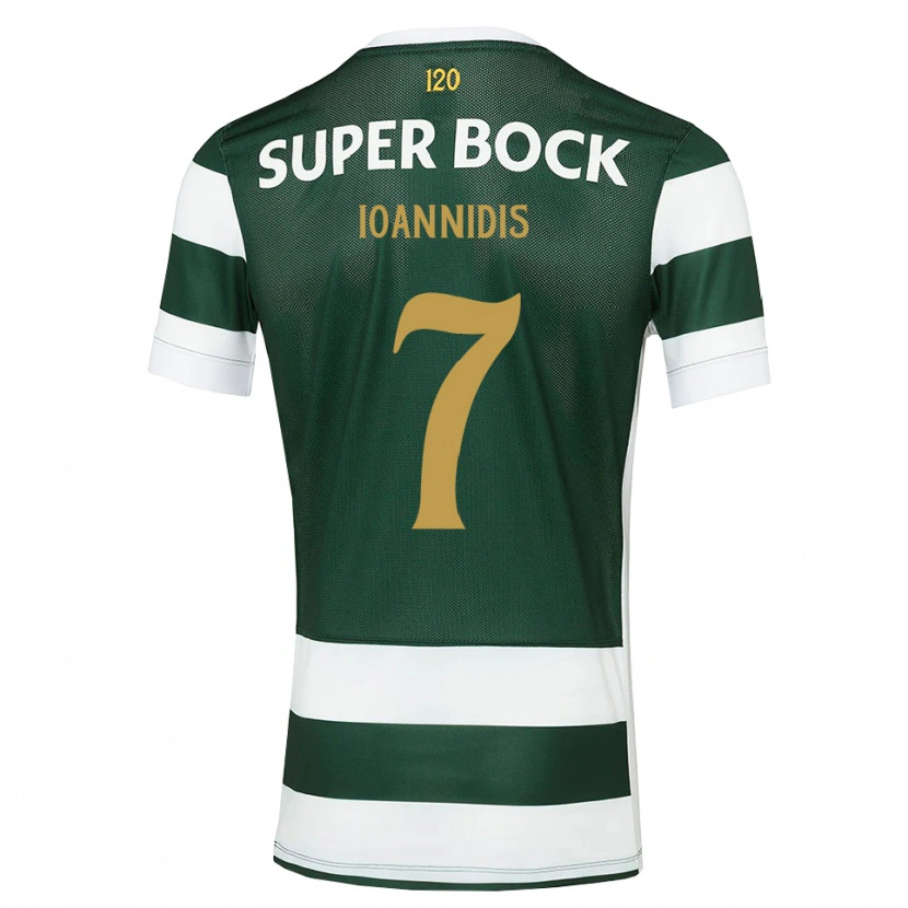 Danxen Hombre Camiseta Fotis Ioannidis #7 Grisardodarkslategray Blanco 1ª Equipación 2026/27 La Camisa
