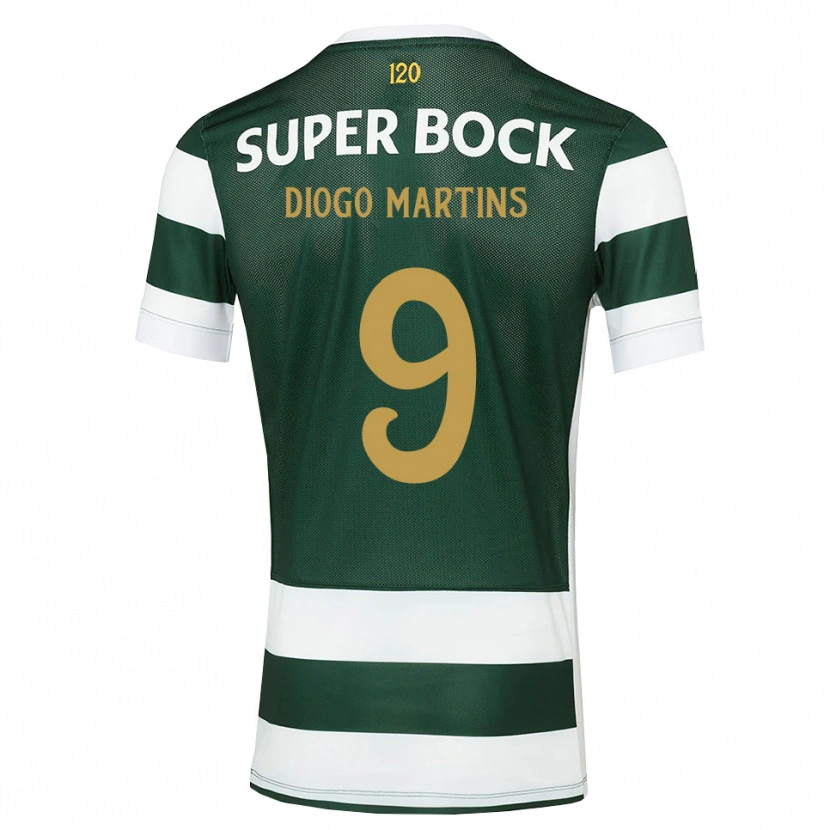 Danxen Hombre Camiseta Diogo Martins #9 Grisardodarkslategray Blanco 1ª Equipación 2026/27 La Camisa