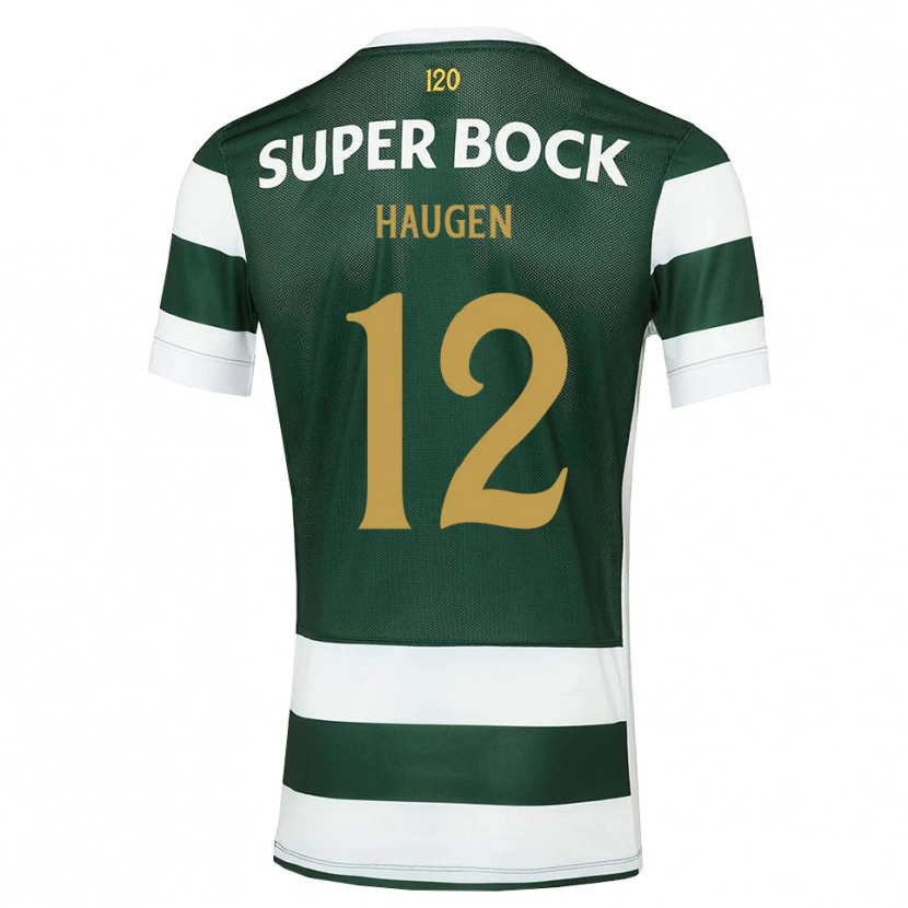 Danxen Hombre Camiseta Madison Haugen #12 Grisardodarkslategray Blanco 1ª Equipación 2026/27 La Camisa