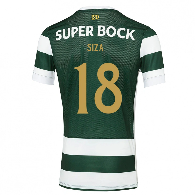 Danxen Hombre Camiseta Sergio Siza #18 Grisardodarkslategray Blanco 1ª Equipación 2026/27 La Camisa