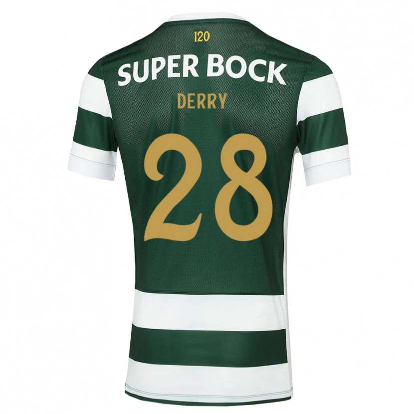 Danxen Hombre Camiseta Jesse Derry #28 Grisardodarkslategray Blanco 1ª Equipación 2026/27 La Camisa