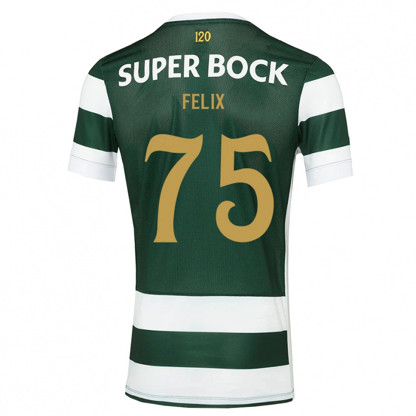 Danxen Hombre Camiseta Vando Félix #75 Grisardodarkslategray Blanco 1ª Equipación 2026/27 La Camisa