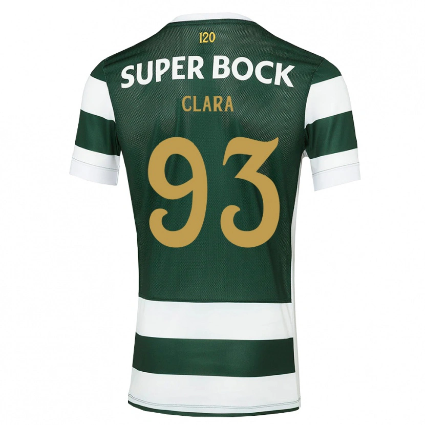 Danxen Hombre Camiseta Diogo Clara #93 Grisardodarkslategray Blanco 1ª Equipación 2026/27 La Camisa