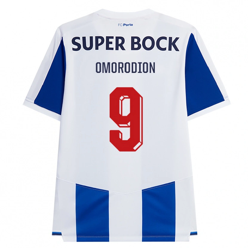Danxen Hombre Camiseta Samu Aghehowa #9 Azul Blanco Rojo 1ª Equipación 2026/27 La Camisa
