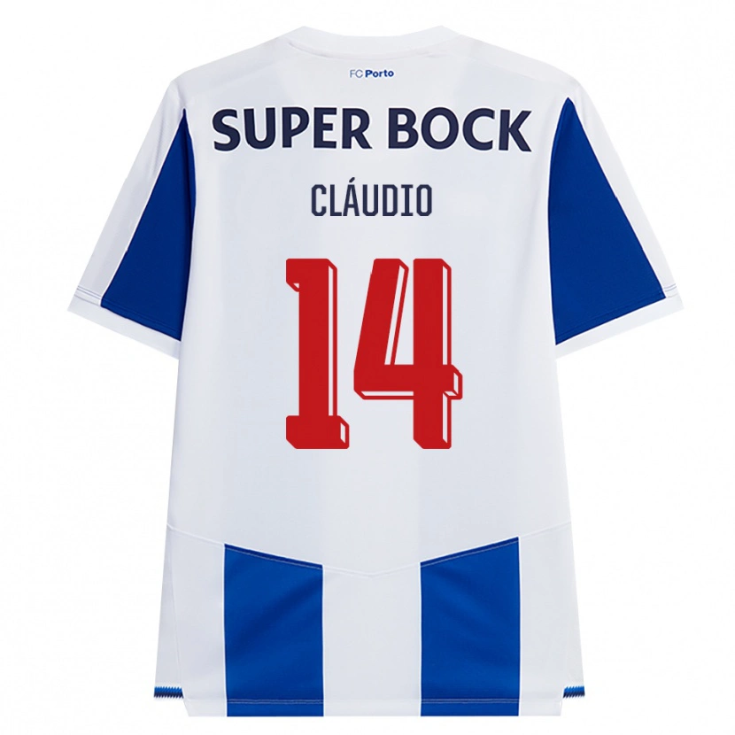 Danxen Hombre Camiseta Cláudio Ramos #14 Azul Blanco Rojo 1ª Equipación 2026/27 La Camisa