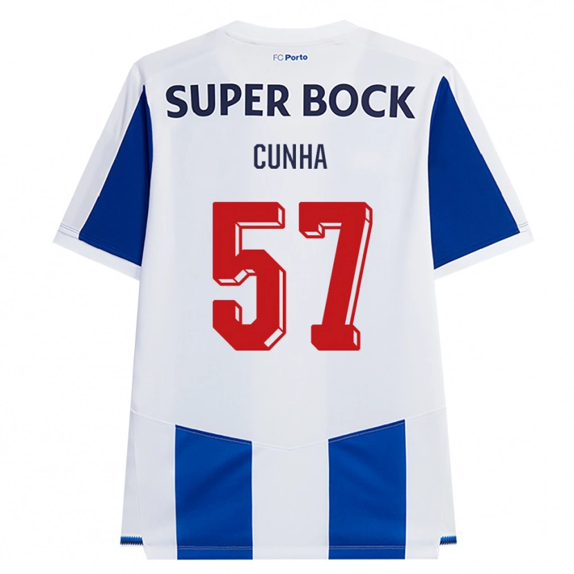Danxen Hombre Camiseta Duarte Cunha #57 Azul Blanco Rojo 1ª Equipación 2026/27 La Camisa