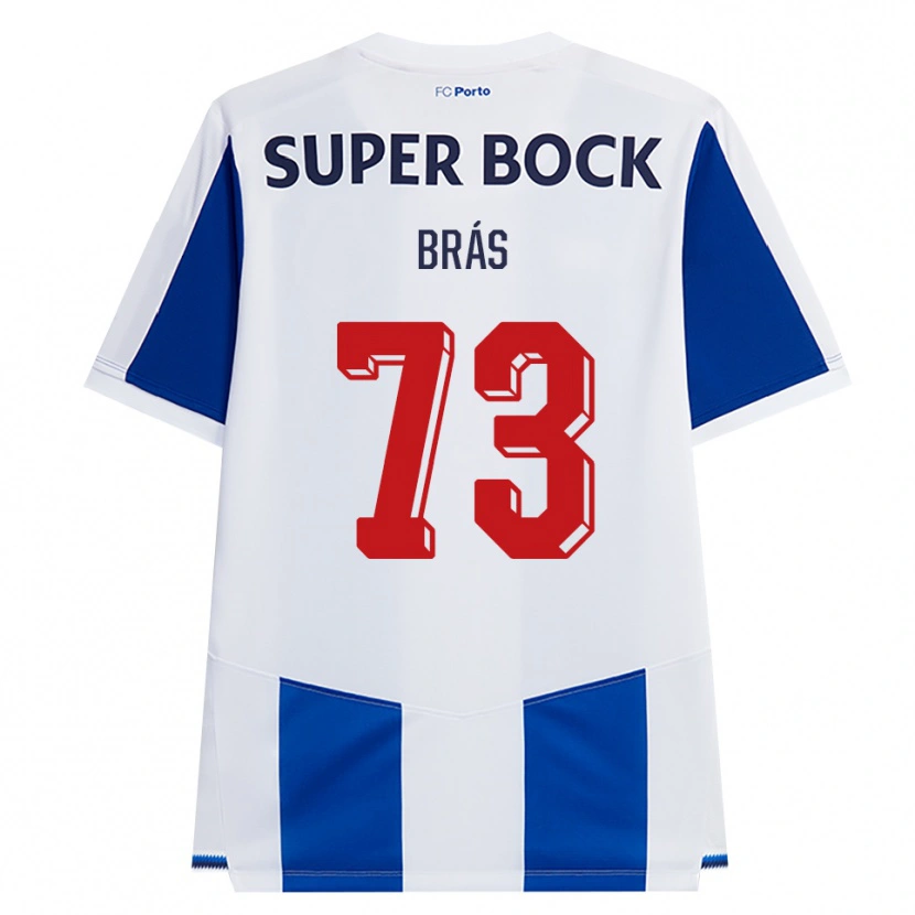 Danxen Hombre Camiseta Gabriel Brás #73 Azul Blanco Rojo 1ª Equipación 2026/27 La Camisa