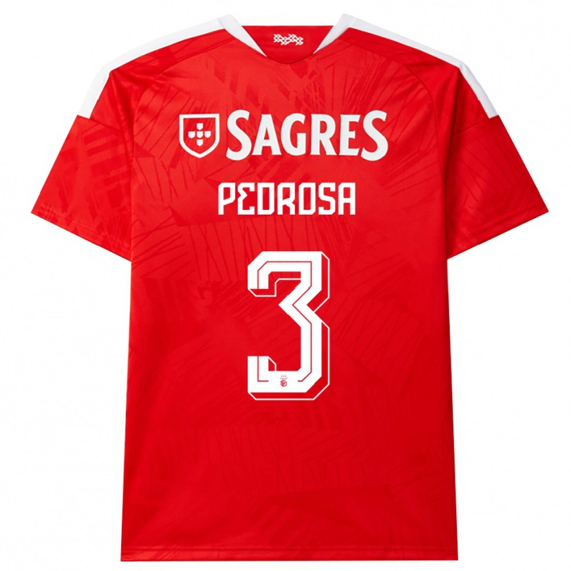 Danxen Hombre Camiseta Tomás Pedrosa #3 Rojo Blanco Amarillo 1ª Equipación 2026/27 La Camisa