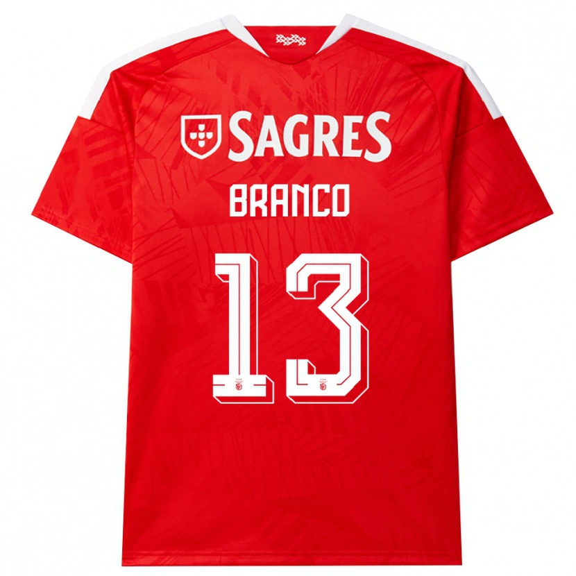 Danxen Hombre Camiseta Marcelo Branco #13 Rojo Blanco Amarillo 1ª Equipación 2026/27 La Camisa