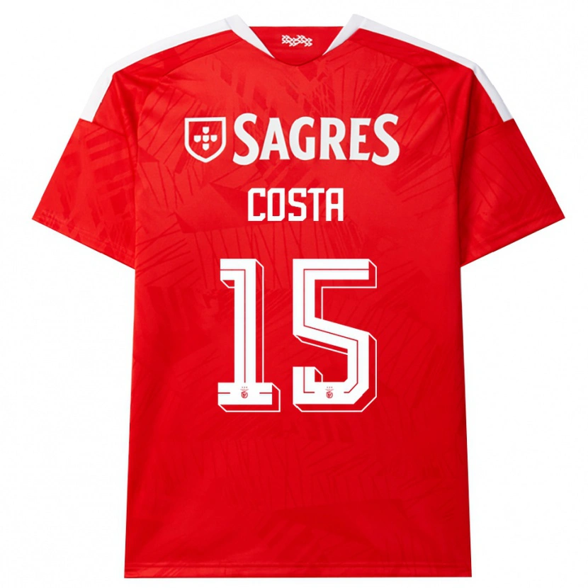 Danxen Hombre Camiseta Carole Costa #15 Rojo Blanco Amarillo 1ª Equipación 2026/27 La Camisa