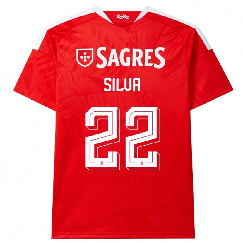Danxen Hombre Camiseta Amelia Silva #22 Rojo Blanco Amarillo 1ª Equipación 2026/27 La Camisa