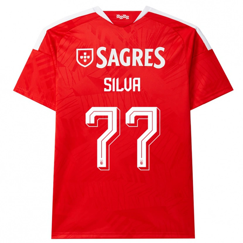 Danxen Hombre Camiseta Jessica Silva #77 Rojo Blanco Amarillo 1ª Equipación 2026/27 La Camisa