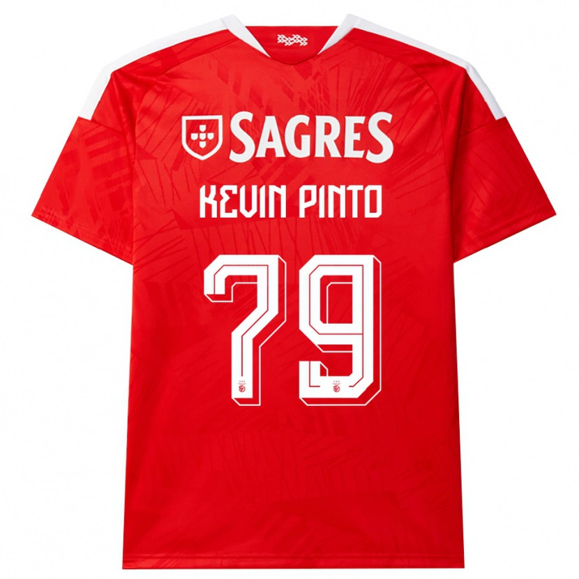 Danxen Hombre Camiseta Kevin Pinto #79 Rojo Blanco Amarillo 1ª Equipación 2026/27 La Camisa