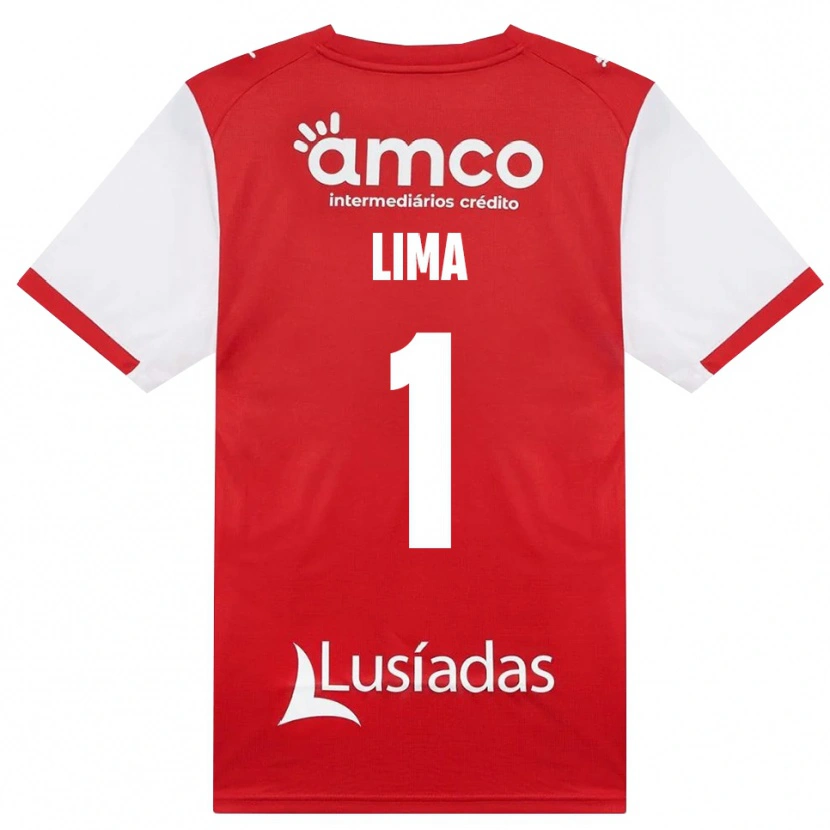 Danxen Hombre Camiseta Aline Lima #1 Rojo Blanco Negro 1ª Equipación 2026/27 La Camisa