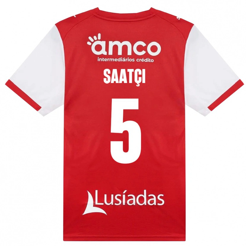Danxen Hombre Camiseta Serdar Saatçı #5 Rojo Blanco Negro 1ª Equipación 2026/27 La Camisa