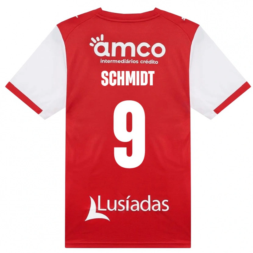 Danxen Hombre Camiseta Malu Schmidt #9 Rojo Blanco Negro 1ª Equipación 2026/27 La Camisa