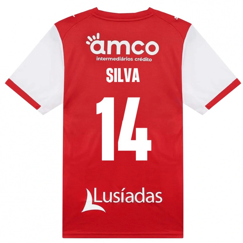 Danxen Hombre Camiseta Dolores Silva #14 Rojo Blanco Negro 1ª Equipación 2026/27 La Camisa