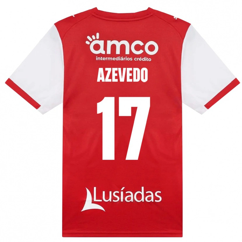 Danxen Hombre Camiseta Mariana Azevedo #17 Rojo Blanco Negro 1ª Equipación 2026/27 La Camisa