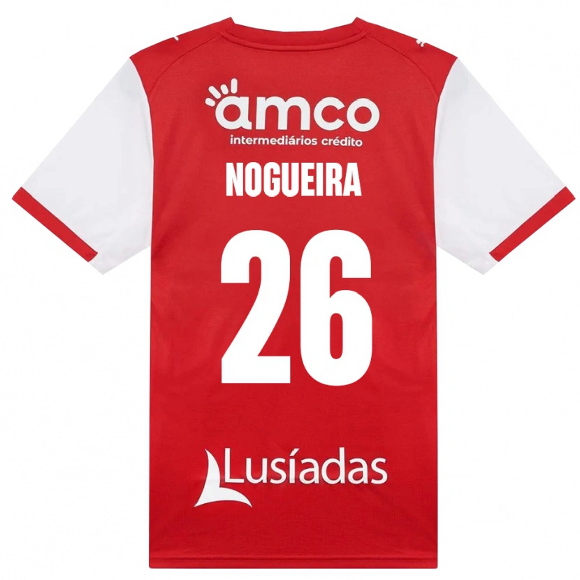 Danxen Hombre Camiseta Ana Nogueira #26 Rojo Blanco Negro 1ª Equipación 2026/27 La Camisa