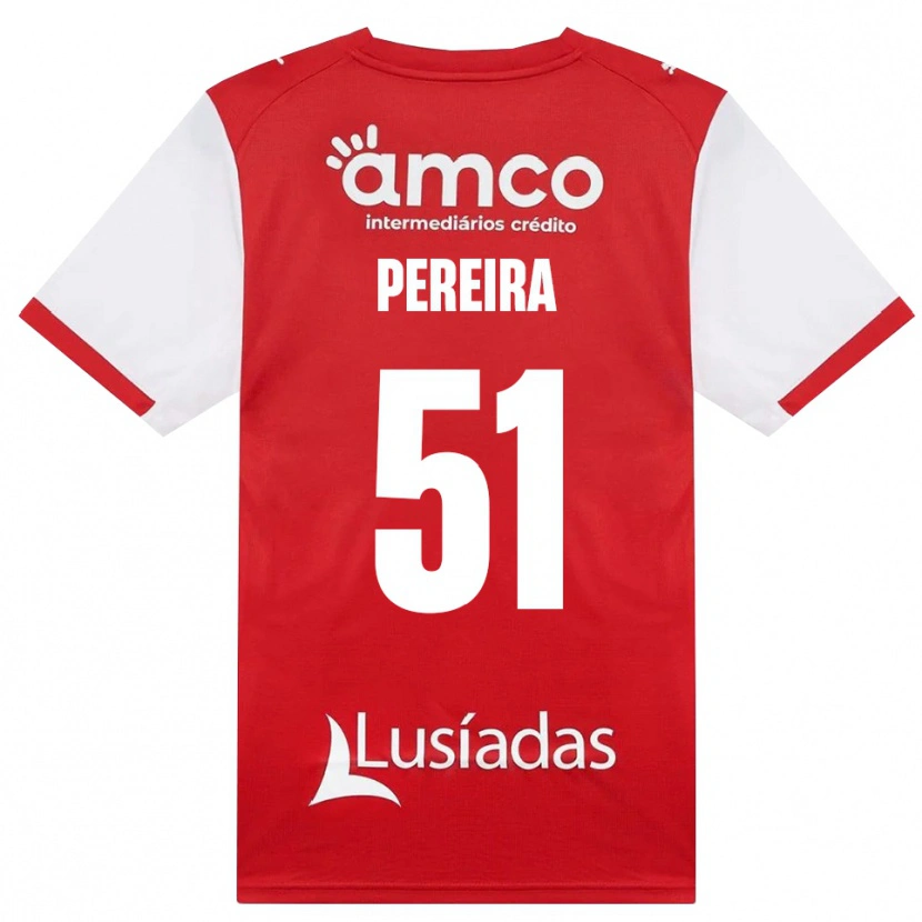 Danxen Hombre Camiseta Evy Pereira #51 Rojo Blanco Negro 1ª Equipación 2026/27 La Camisa