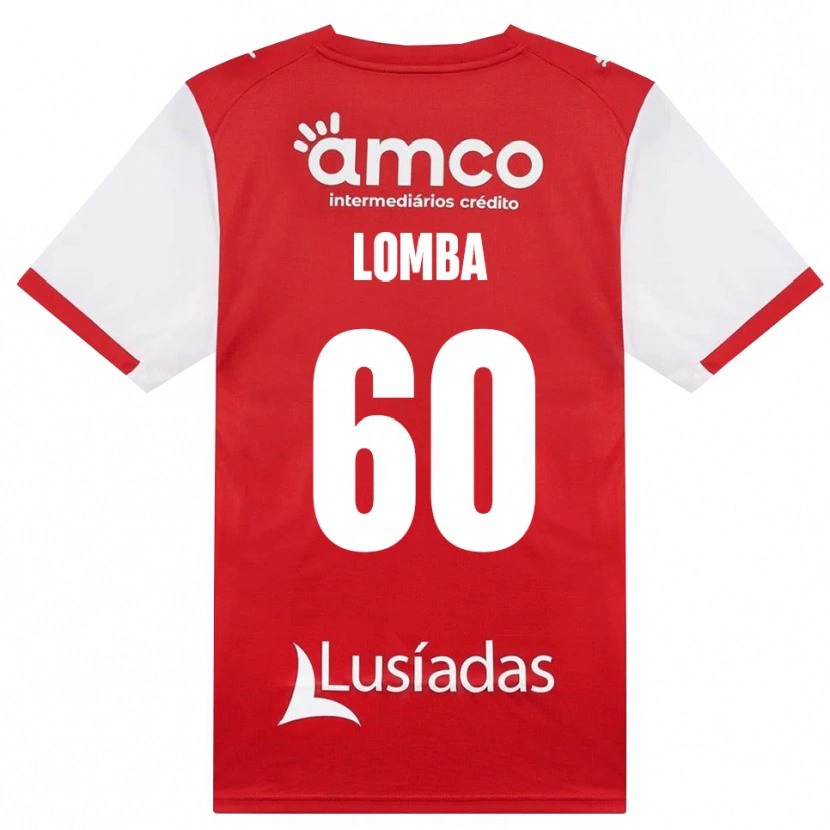 Danxen Hombre Camiseta João Lomba #60 Rojo Blanco Negro 1ª Equipación 2026/27 La Camisa