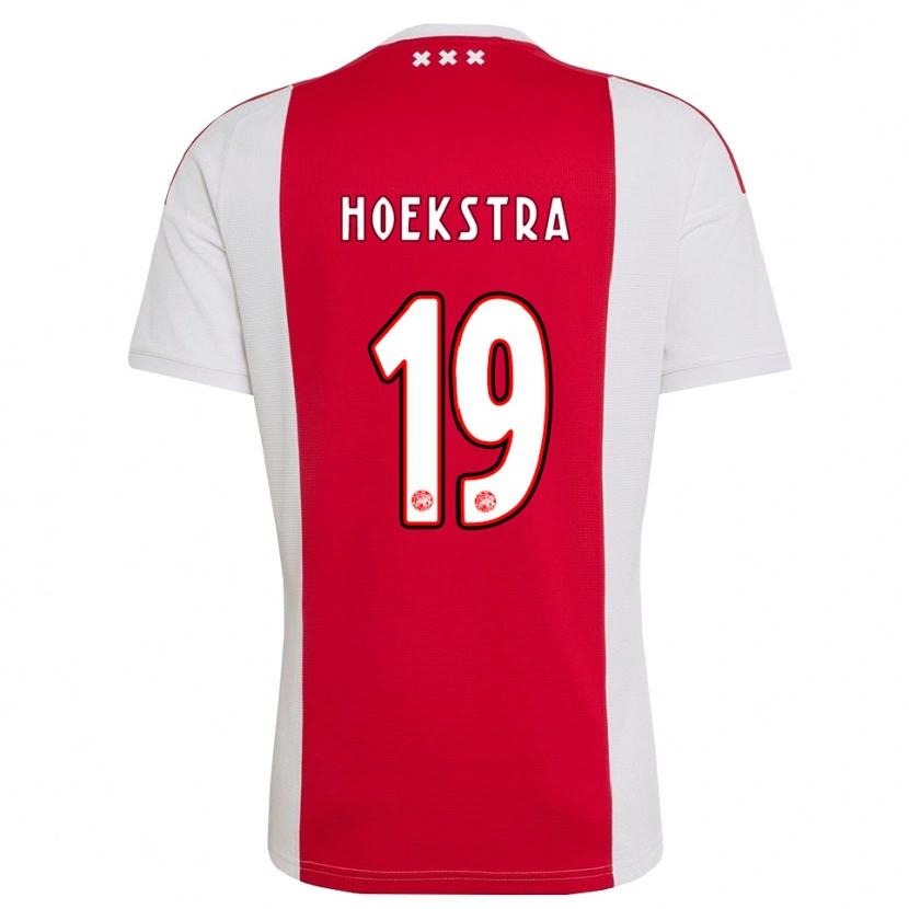 Danxen Hombre Camiseta Tiny Hoekstra #19 Rojo Blanco Amarillo 1ª Equipación 2026/27 La Camisa