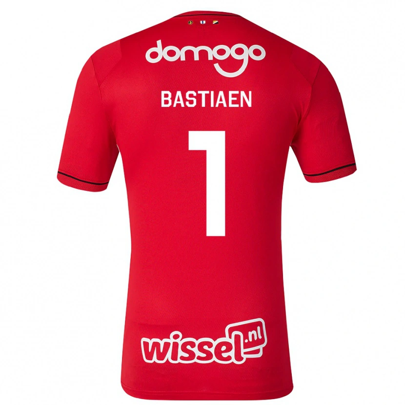 Danxen Hombre Camiseta Femke Bastiaen #1 Rojo Blanco Negro 1ª Equipación 2026/27 La Camisa