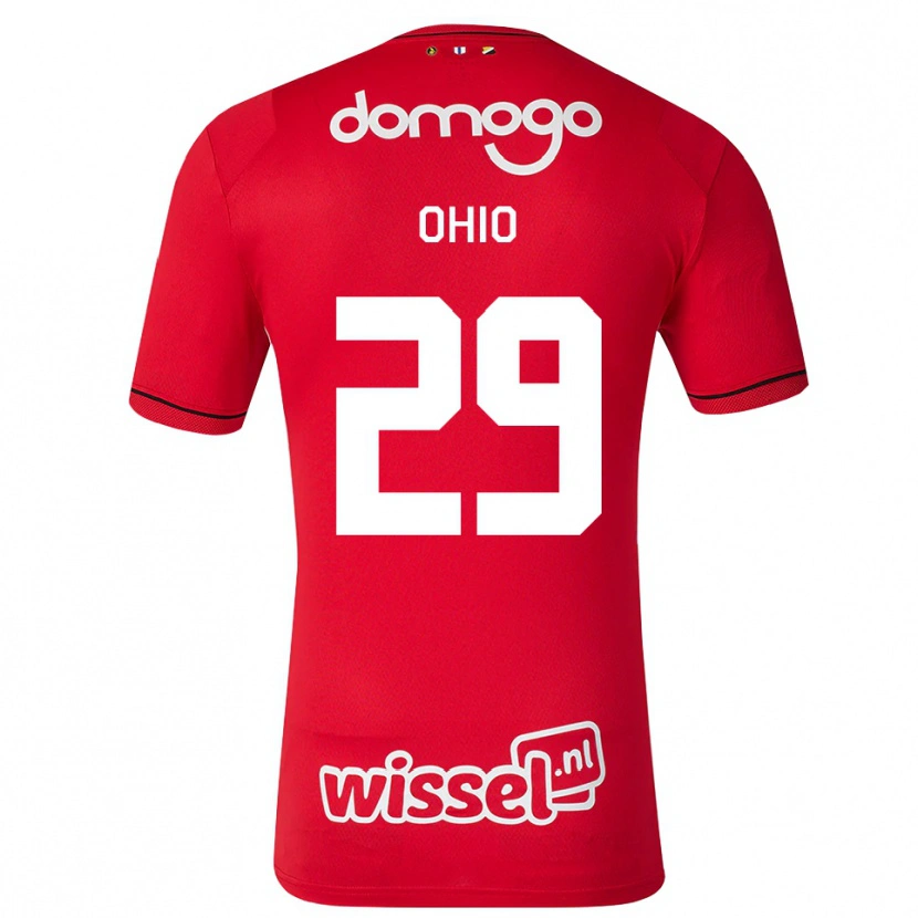 Danxen Hombre Camiseta Noah Ohio #29 Rojo Blanco Negro 1ª Equipación 2026/27 La Camisa