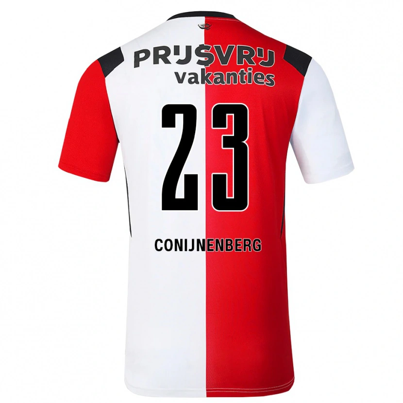 Danxen Hombre Camiseta Jada Conijnenberg #23 Rojo Blanco Negro 1ª Equipación 2026/27 La Camisa